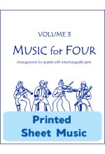 Music for Four - Volume 3 - Create Your Own Set of Parts - Printed Sheet Music